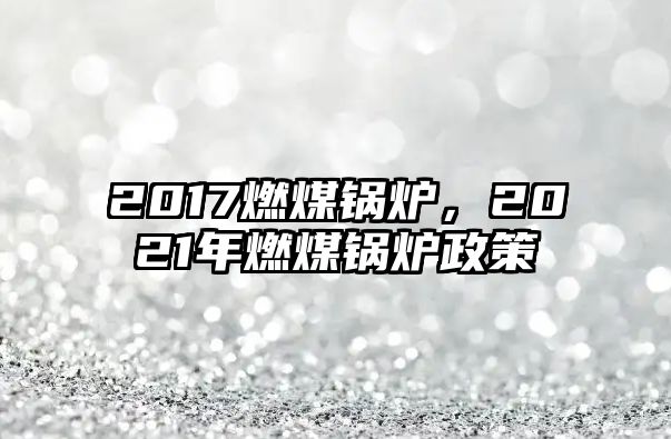 2017燃煤鍋爐，2021年燃煤鍋爐政策