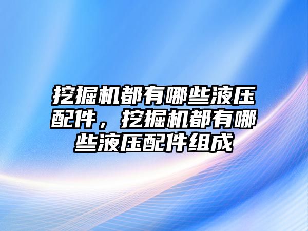 挖掘機(jī)都有哪些液壓配件，挖掘機(jī)都有哪些液壓配件組成