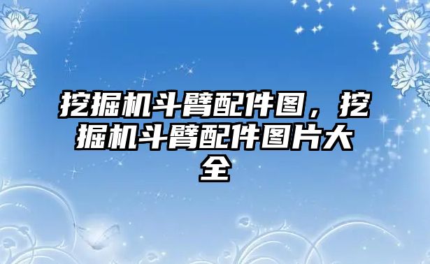 挖掘機斗臂配件圖，挖掘機斗臂配件圖片大全