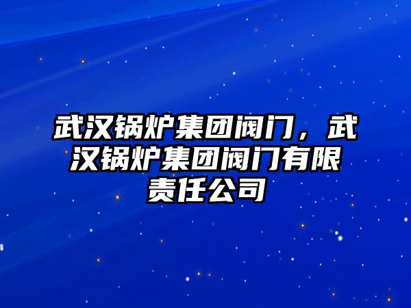 武漢鍋爐集團閥門，武漢鍋爐集團閥門有限責(zé)任公司