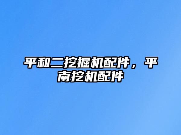 平和二挖掘機(jī)配件，平南挖機(jī)配件