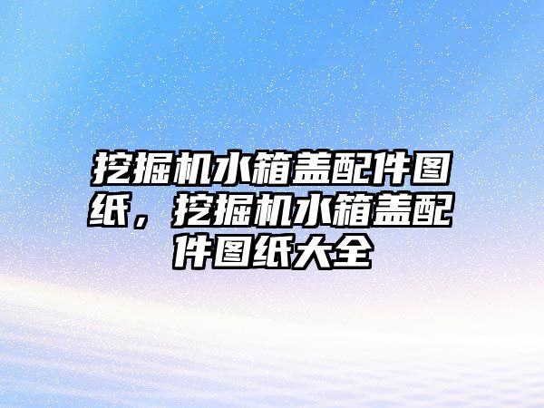 挖掘機水箱蓋配件圖紙，挖掘機水箱蓋配件圖紙大全