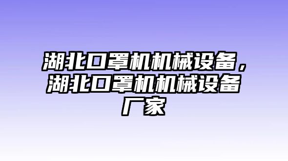 湖北口罩機(jī)機(jī)械設(shè)備，湖北口罩機(jī)機(jī)械設(shè)備廠家