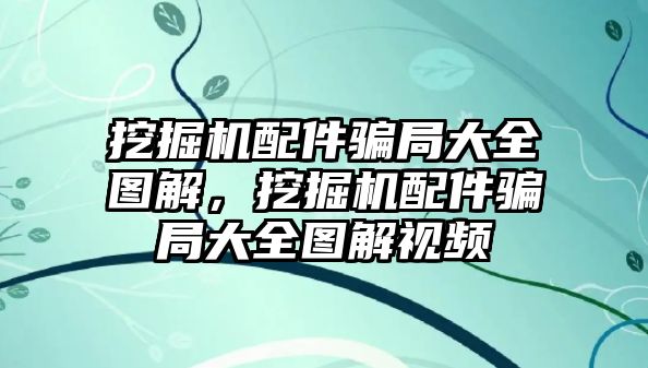 挖掘機(jī)配件騙局大全圖解，挖掘機(jī)配件騙局大全圖解視頻