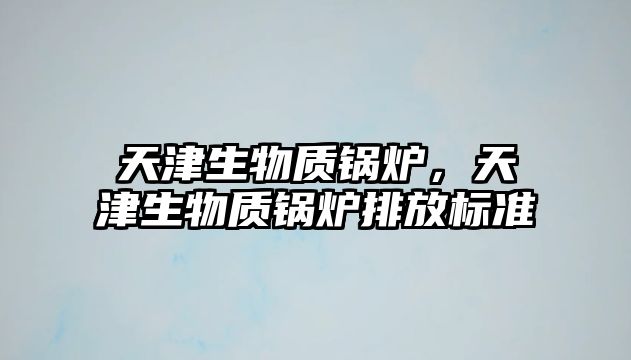 天津生物質(zhì)鍋爐，天津生物質(zhì)鍋爐排放標準