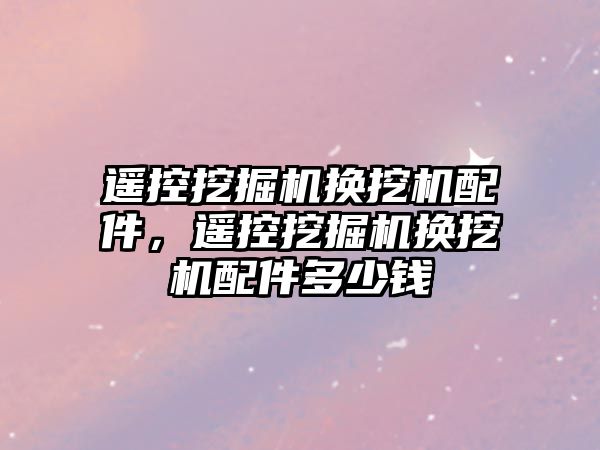 遙控挖掘機換挖機配件，遙控挖掘機換挖機配件多少錢