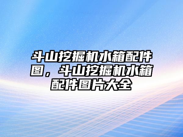 斗山挖掘機水箱配件圖，斗山挖掘機水箱配件圖片大全