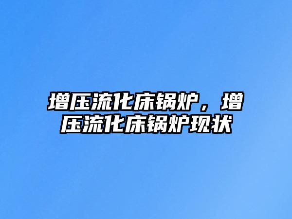 增壓流化床鍋爐，增壓流化床鍋爐現(xiàn)狀