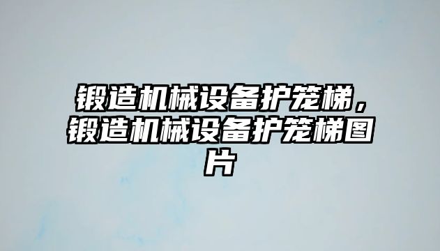 鍛造機械設備護籠梯，鍛造機械設備護籠梯圖片