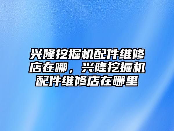 興隆挖掘機配件維修店在哪，興隆挖掘機配件維修店在哪里