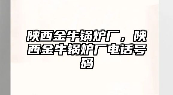 陜西金牛鍋爐廠，陜西金牛鍋爐廠電話號碼