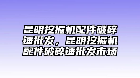 昆明挖掘機配件破碎錘批發(fā)，昆明挖掘機配件破碎錘批發(fā)市場