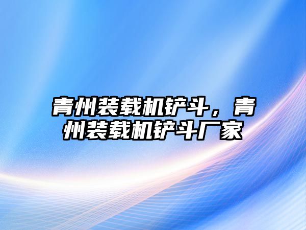 青州裝載機(jī)鏟斗，青州裝載機(jī)鏟斗廠家