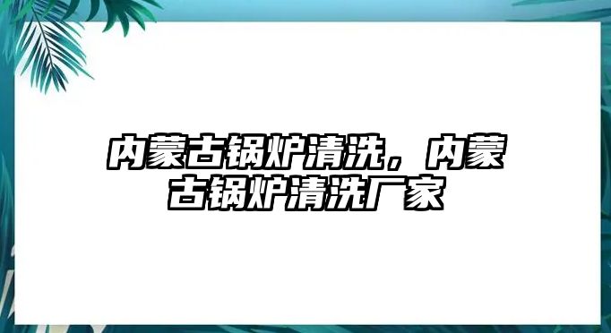 內蒙古鍋爐清洗，內蒙古鍋爐清洗廠家