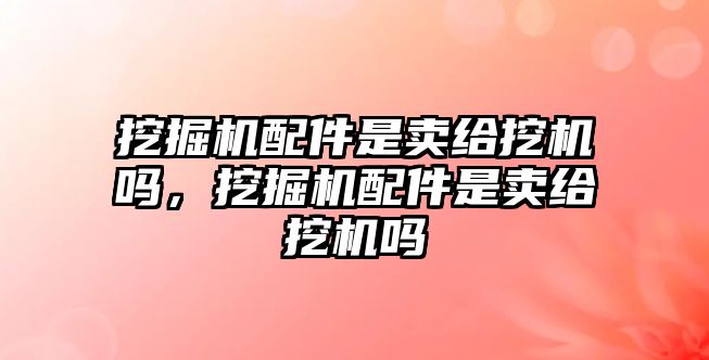 挖掘機(jī)配件是賣給挖機(jī)嗎，挖掘機(jī)配件是賣給挖機(jī)嗎