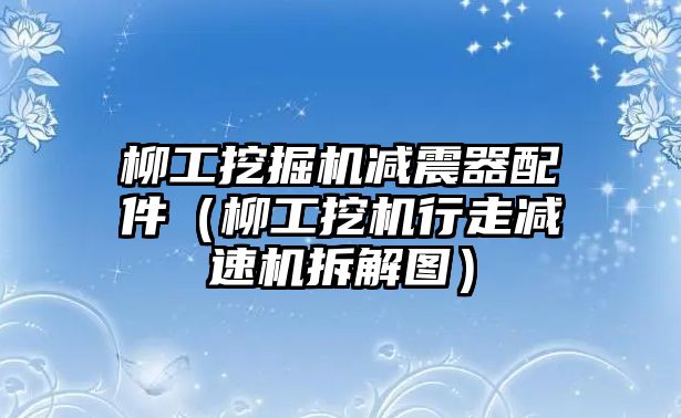 柳工挖掘機(jī)減震器配件（柳工挖機(jī)行走減速機(jī)拆解圖）