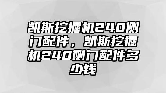 凱斯挖掘機(jī)240側(cè)門配件，凱斯挖掘機(jī)240側(cè)門配件多少錢