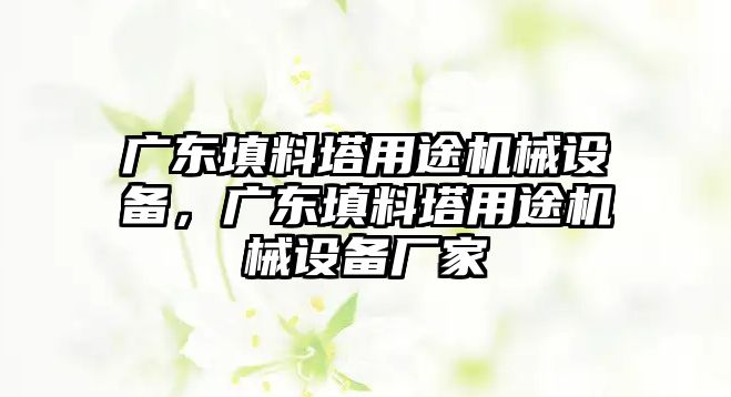 廣東填料塔用途機(jī)械設(shè)備，廣東填料塔用途機(jī)械設(shè)備廠家