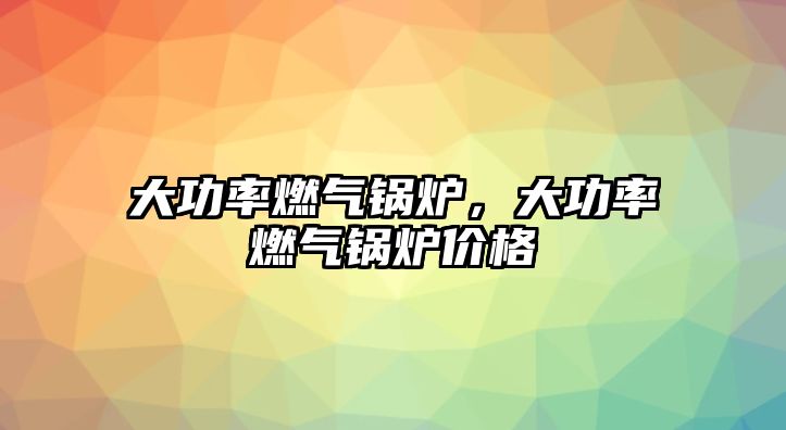 大功率燃?xì)忮仩t，大功率燃?xì)忮仩t價(jià)格