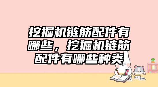 挖掘機(jī)鏈筋配件有哪些，挖掘機(jī)鏈筋配件有哪些種類