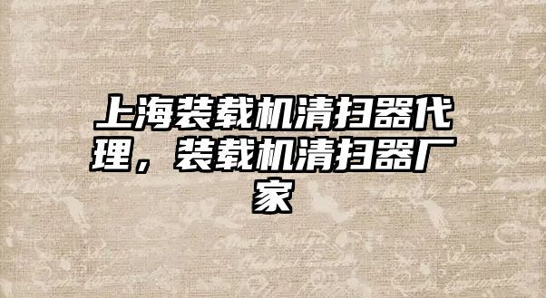 上海裝載機(jī)清掃器代理，裝載機(jī)清掃器廠家