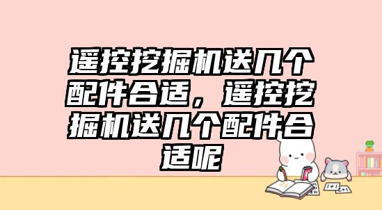 遙控挖掘機送幾個配件合適，遙控挖掘機送幾個配件合適呢