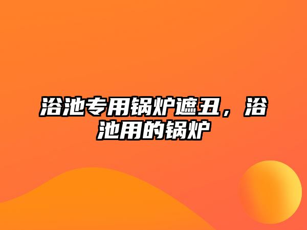 浴池專用鍋爐遮丑，浴池用的鍋爐