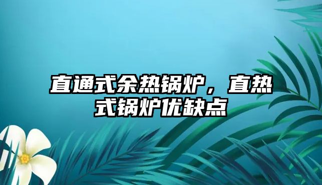 直通式余熱鍋爐，直熱式鍋爐優(yōu)缺點