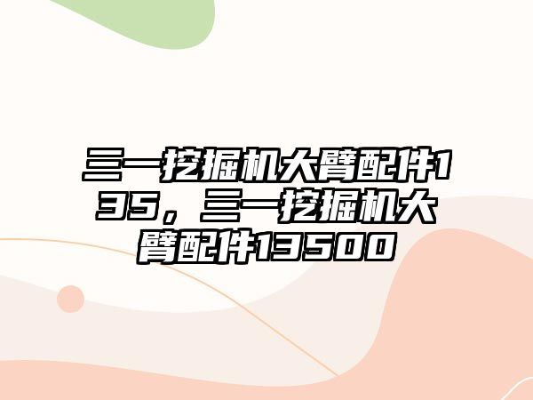 三一挖掘機大臂配件135，三一挖掘機大臂配件13500