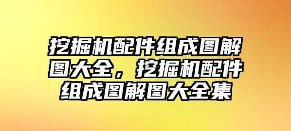 挖掘機(jī)配件組成圖解圖大全，挖掘機(jī)配件組成圖解圖大全集