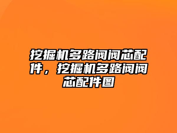 挖掘機多路閥閥芯配件，挖掘機多路閥閥芯配件圖