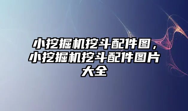 小挖掘機(jī)挖斗配件圖，小挖掘機(jī)挖斗配件圖片大全