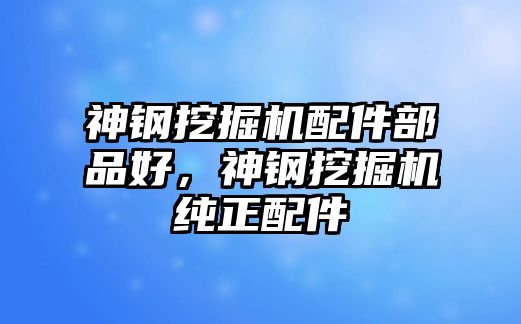 神鋼挖掘機配件部品好，神鋼挖掘機純正配件