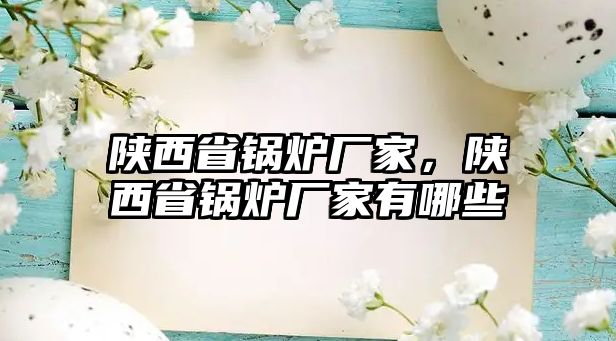 陜西省鍋爐廠家，陜西省鍋爐廠家有哪些