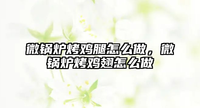 微鍋爐烤雞腿怎么做，微鍋爐烤雞翅怎么做