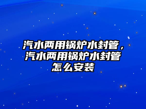 汽水兩用鍋爐水封管，汽水兩用鍋爐水封管怎么安裝