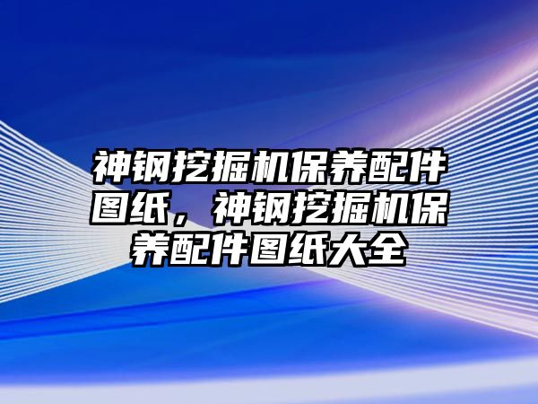 神鋼挖掘機(jī)保養(yǎng)配件圖紙，神鋼挖掘機(jī)保養(yǎng)配件圖紙大全