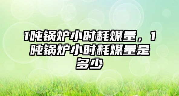 1噸鍋爐小時耗煤量，1噸鍋爐小時耗煤量是多少