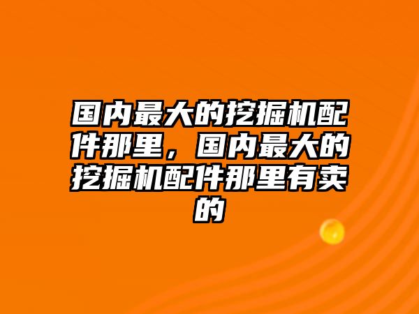 國(guó)內(nèi)最大的挖掘機(jī)配件那里，國(guó)內(nèi)最大的挖掘機(jī)配件那里有賣的