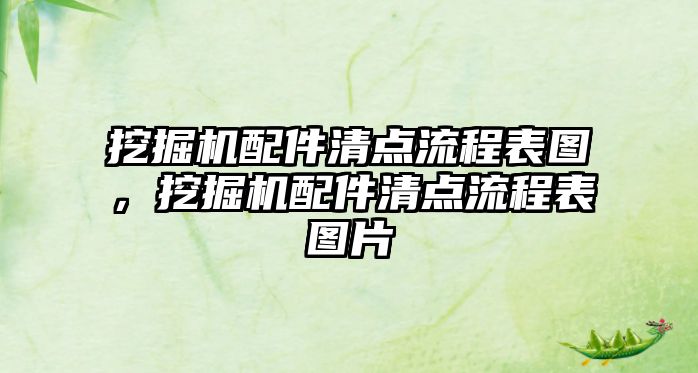 挖掘機(jī)配件清點(diǎn)流程表圖，挖掘機(jī)配件清點(diǎn)流程表圖片