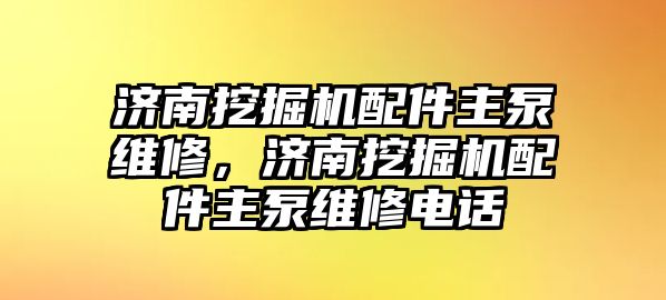 濟(jì)南挖掘機(jī)配件主泵維修，濟(jì)南挖掘機(jī)配件主泵維修電話