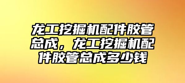 龍工挖掘機配件膠管總成，龍工挖掘機配件膠管總成多少錢