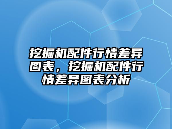 挖掘機配件行情差異圖表，挖掘機配件行情差異圖表分析