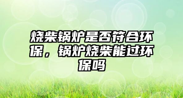 燒柴鍋爐是否符合環(huán)保，鍋爐燒柴能過環(huán)保嗎