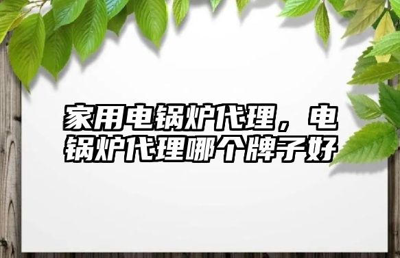 家用電鍋爐代理，電鍋爐代理哪個(gè)牌子好