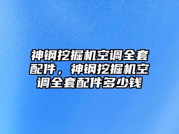 神鋼挖掘機(jī)空調(diào)全套配件，神鋼挖掘機(jī)空調(diào)全套配件多少錢(qián)