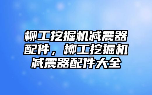 柳工挖掘機(jī)減震器配件，柳工挖掘機(jī)減震器配件大全