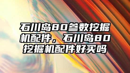 石川島80參數(shù)挖掘機(jī)配件，石川島80挖掘機(jī)配件好買嗎