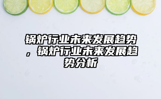 鍋爐行業(yè)未來發(fā)展趨勢，鍋爐行業(yè)未來發(fā)展趨勢分析