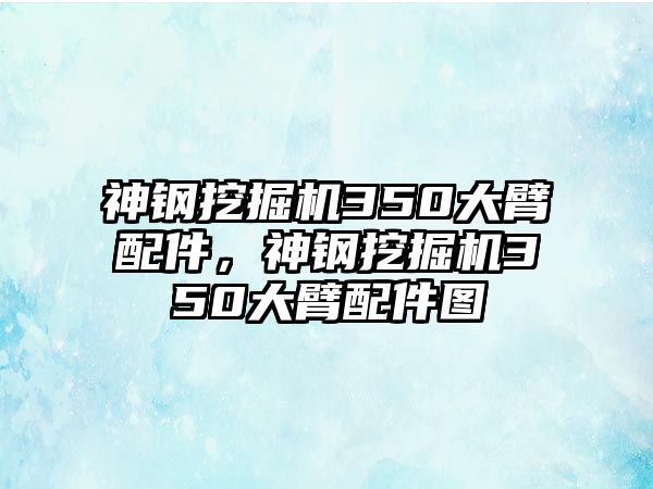 神鋼挖掘機(jī)350大臂配件，神鋼挖掘機(jī)350大臂配件圖